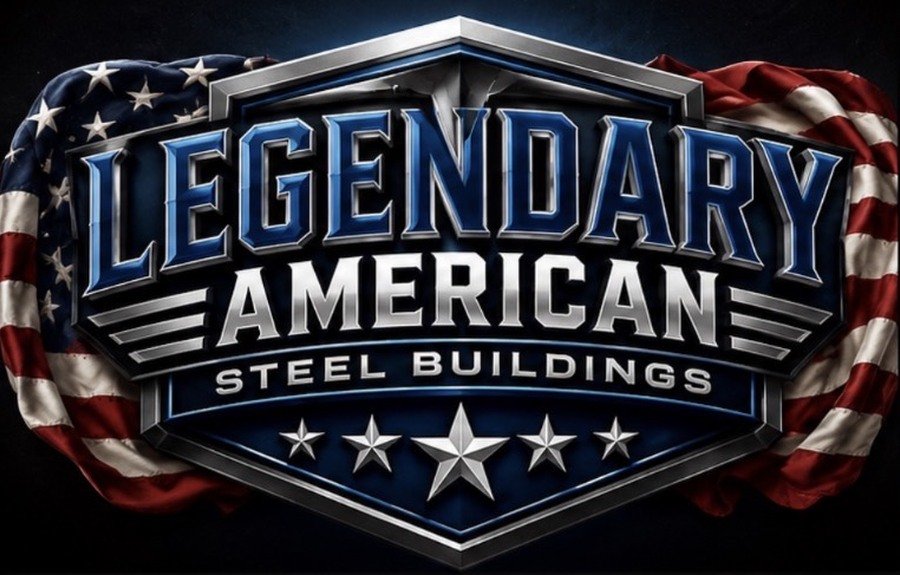 Legendary American Steel Buildings logo
