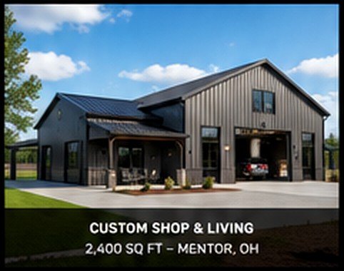 Custom shop with living quarters
